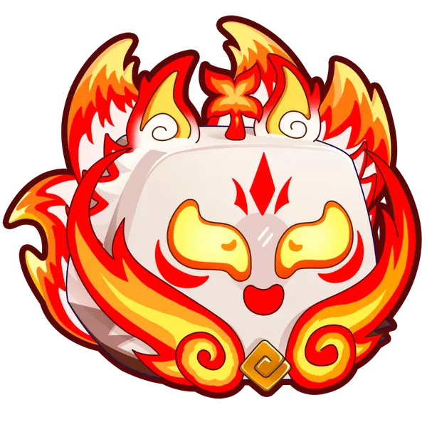 Crimson Kitsune limited item icon in Blox Fruits